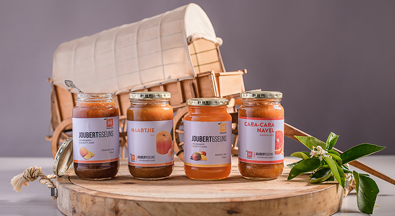 Homemade Jams sold by Joubert en Seuns